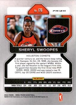 2022 Panini Prizm WNBA - Silver #176 Sheryl Swoopes Back