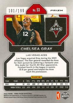 2022 Panini Prizm WNBA - Red #53 Chelsea Gray Back