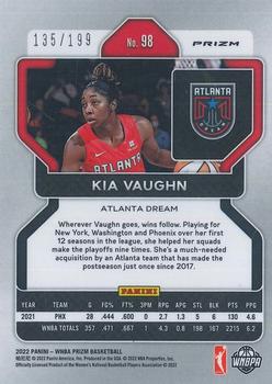 2022 Panini Prizm WNBA - Red #98 Kia Vaughn Back