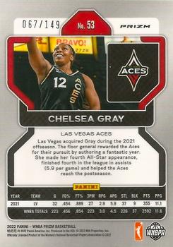 2022 Panini Prizm WNBA - Blue #53 Chelsea Gray Back