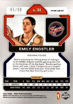 2022 Panini Prizm WNBA - Purple #184 Emily Engstler Back