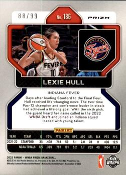 2022 Panini Prizm WNBA - Purple #186 Lexie Hull Back