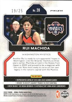 2022 Panini Prizm WNBA - Mojo #20 Rui Machida Back