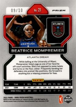 2022 Panini Prizm WNBA - Gold #21 Beatrice Mompremier Back