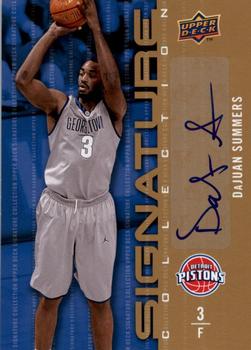 2009-10 Upper Deck - Signature Collection #26 DaJuan Summers Front