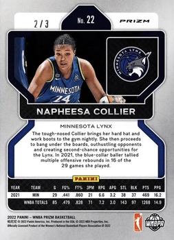 2022 Panini Prizm WNBA - Mosaic #22 Napheesa Collier Back