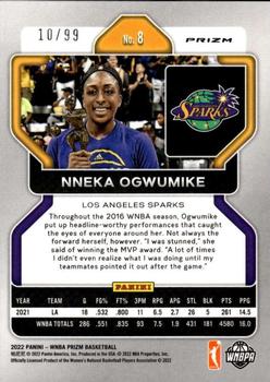 2022 Panini Prizm WNBA - Premium Box Set #8 Nneka Ogwumike Back