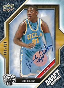 2009-10 Upper Deck Draft Edition - Autographs #55 Jrue Holiday Front