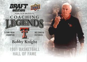 2009-10 Upper Deck Draft Edition - Coaching Legends #CL-BK Bobby Knight Front