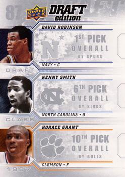 2009-10 Upper Deck Draft Edition - Draft Class #D-87 David Robinson / Horace Grant / Kenny Smith Front