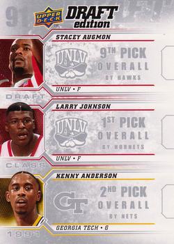 2009-10 Upper Deck Draft Edition - Draft Class #D-91 Kenny Anderson / Larry Johnson / Stacey Augmon Front