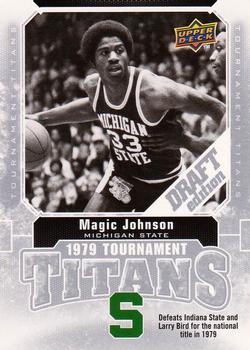 2009-10 Upper Deck Draft Edition - Tournament Titans #TT-MJ Magic Johnson Front