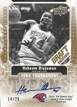 2009-10 Upper Deck Draft Edition - Tournament Titans Autographs #TT-HO Hakeem Olajuwon Front