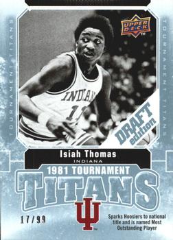 2009-10 Upper Deck Draft Edition - Tournament Titans Blue #TT-IT Isiah Thomas Front