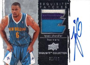 2009-10 Upper Deck Exquisite Collection - Exquisite Patches #P-CH Tyson Chandler Front
