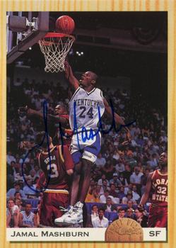 1993 Classic Draft Picks - Jamal Mashburn Autograph #3 Jamal Mashburn Front
