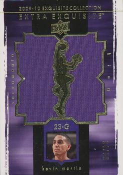 2009-10 Upper Deck Exquisite Collection - Extra Exquisite Jerseys #X-KE Kevin Martin Front