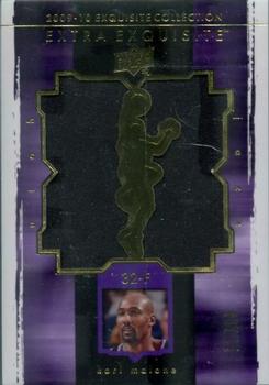 2009-10 Upper Deck Exquisite Collection - Extra Exquisite Jerseys Gold #X-KM Karl Malone Front