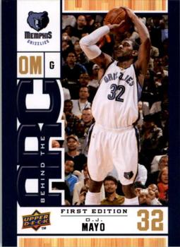 2009-10 Upper Deck First Edition - Behind the Arc #BA-15 O.J. Mayo Front