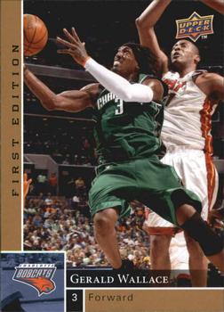 2009-10 Upper Deck First Edition - Gold #14 Gerald Wallace Front