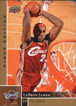 2009-10 Upper Deck First Edition - Gold #24 LeBron James Front
