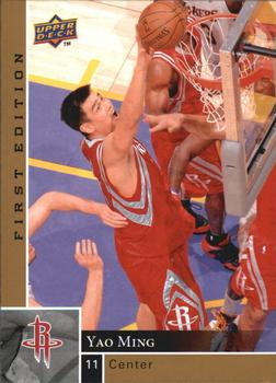 2009-10 Upper Deck First Edition - Gold #54 Yao Ming Front