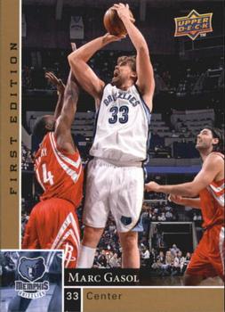 2009-10 Upper Deck First Edition - Gold #77 Marc Gasol Front