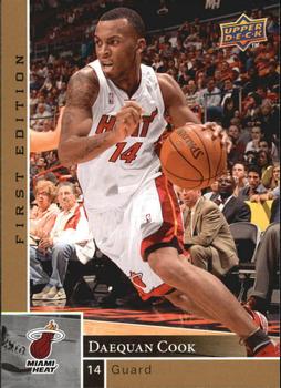 2009-10 Upper Deck First Edition - Gold #87 Daequan Cook Front