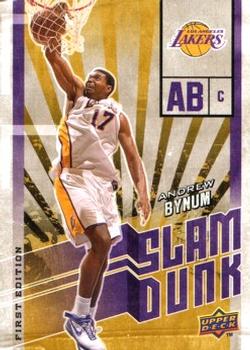 2009-10 Upper Deck First Edition - Slam Dunk #SD-25 Andrew Bynum Front