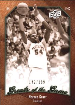 2009-10 Upper Deck Greats of the Game - SN199 #37 Horace Grant Front
