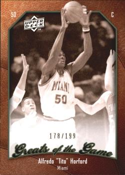 2009-10 Upper Deck Greats of the Game - SN199 #43 Tito Horford Front