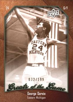 2009-10 Upper Deck Greats of the Game - SN199 #45 George Gervin Front