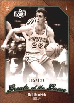 2009-10 Upper Deck Greats of the Game - SN199 #46 Gail Goodrich Front