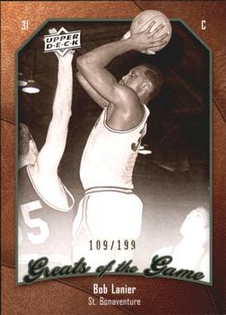 2009-10 Upper Deck Greats of the Game - SN199 #51 Bob Lanier Front