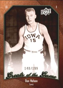 2009-10 Upper Deck Greats of the Game - SN199 #53 Don Nelson Front