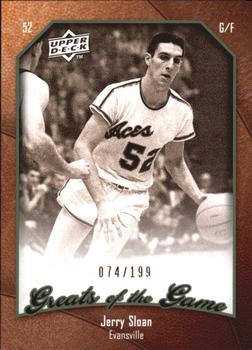 2009-10 Upper Deck Greats of the Game - SN199 #68 Jerry Sloan Front