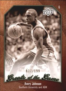 2009-10 Upper Deck Greats of the Game - SN199 #69 Avery Johnson Front