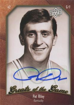 2009-10 Upper Deck Greats of the Game - Autographs #22 Pat Riley Front