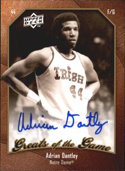 2009-10 Upper Deck Greats of the Game - Autographs #28 Adrian Dantley Front