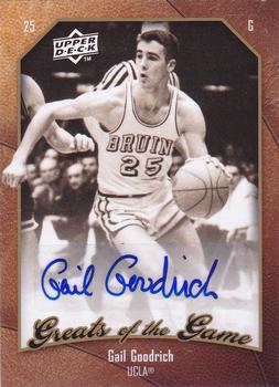 2009-10 Upper Deck Greats of the Game - Autographs #46 Gail Goodrich Front