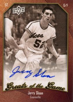 2009-10 Upper Deck Greats of the Game - Autographs #68 Jerry Sloan Front