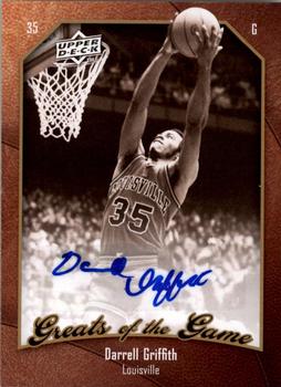 2009-10 Upper Deck Greats of the Game - Autographs #75 Darrell Griffith Front