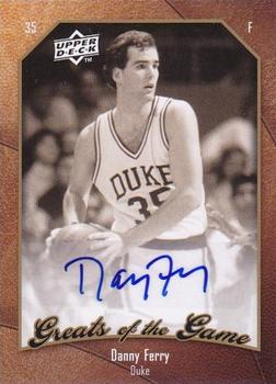 2009-10 Upper Deck Greats of the Game - Autographs #76 Danny Ferry Front