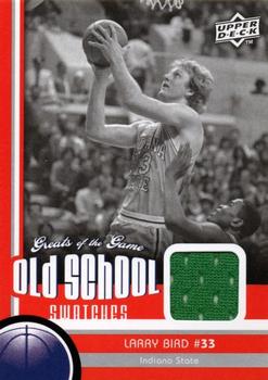 2009-10 Upper Deck Greats of the Game - Old School Swatches #OS-4 Larry Bird Front
