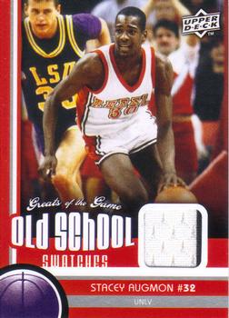 2009-10 Upper Deck Greats of the Game - Old School Swatches #OS-12 Stacey Augmon Front