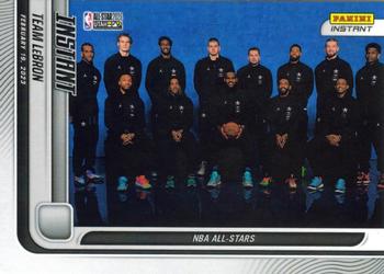 2022-23 Panini Instant NBA #155 Team LeBron Front