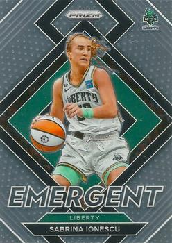 2022 Panini Prizm WNBA - Emergent #4 Sabrina Ionescu Front
