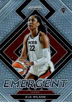 2022 Panini Prizm WNBA - Emergent #9 A'ja Wilson Front