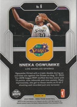 2022 Panini Prizm WNBA - Far Out #6 Nneka Ogwumike Back
