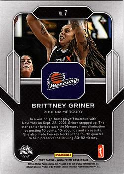 2022 Panini Prizm WNBA - Far Out #7 Brittney Griner Back